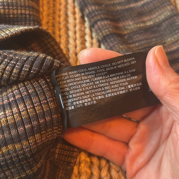 Theory slim fit polo neck button up shirt sz petite - Picture 8 of 13